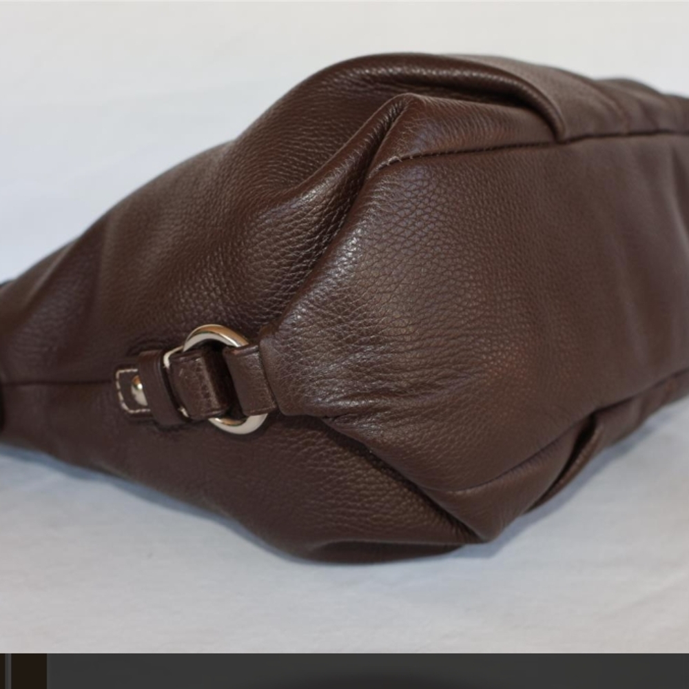 Authentic Coach Brown Pebble Leather Duffle Convertible crossbody shoulder bag - Picture 10 of 10